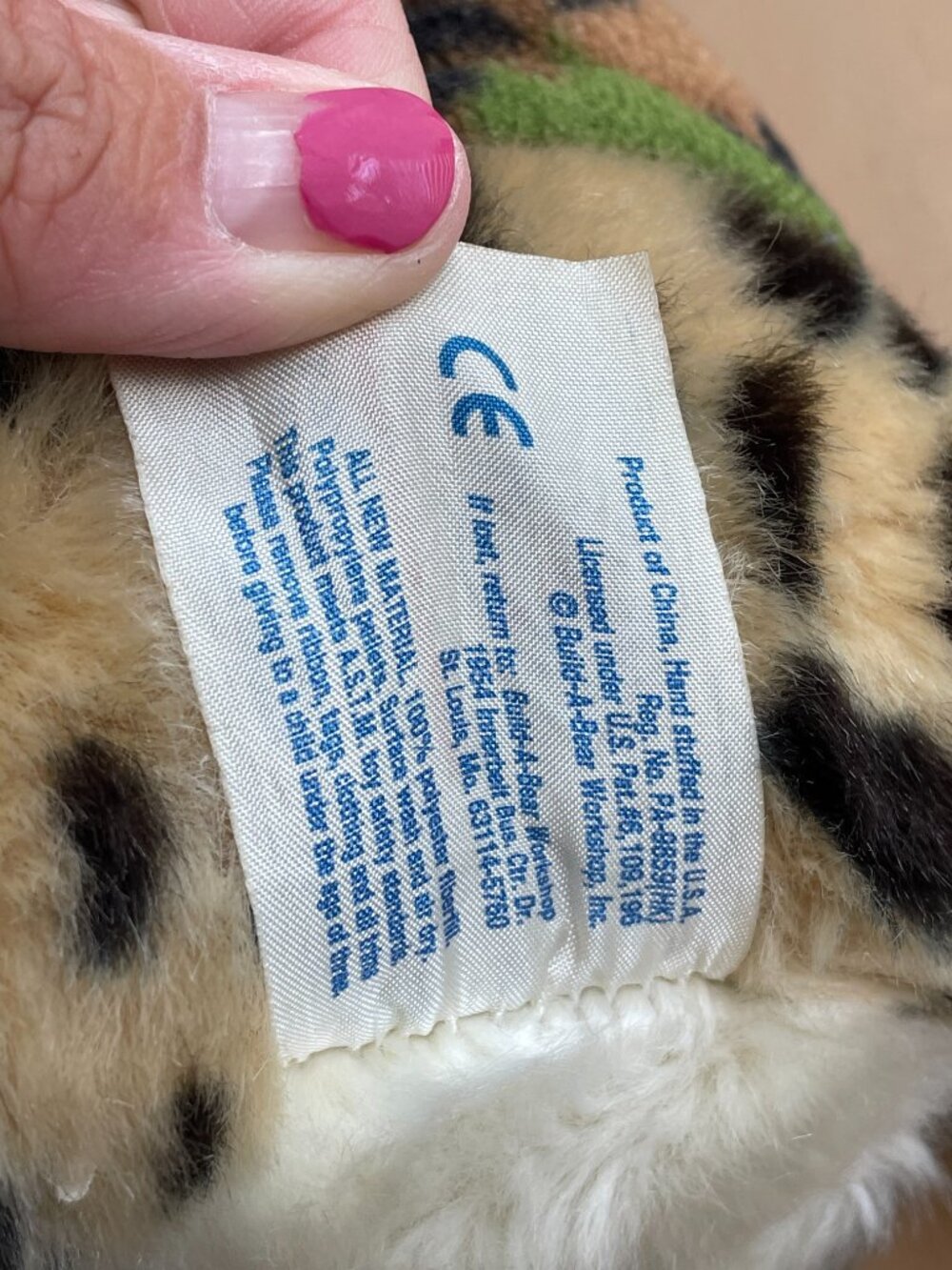 Entire Closet $5! Build A Bear WWF Snow Leopard Plush 2007 World Wildlife Fund - Picture 9 of 10